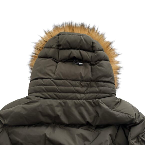 S13 DOWN PUFFER COAT WITH HOOD WATER RESISTANT WINDPROOF WOMEN SIZE SMALL - Picture 10 of 16
